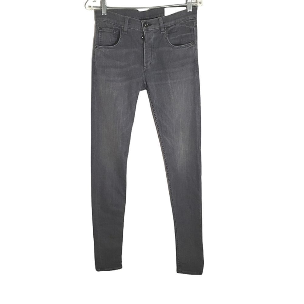 RAG & BONE Mens Jeans Grey Fit 1 Extra Slim Legs Button Fly Denim Size 31 - Picture 9 of 15